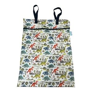 Thirsties hanging wet bag dinosaur print